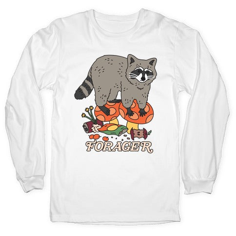 Forager Raccoon Longsleeve Tee